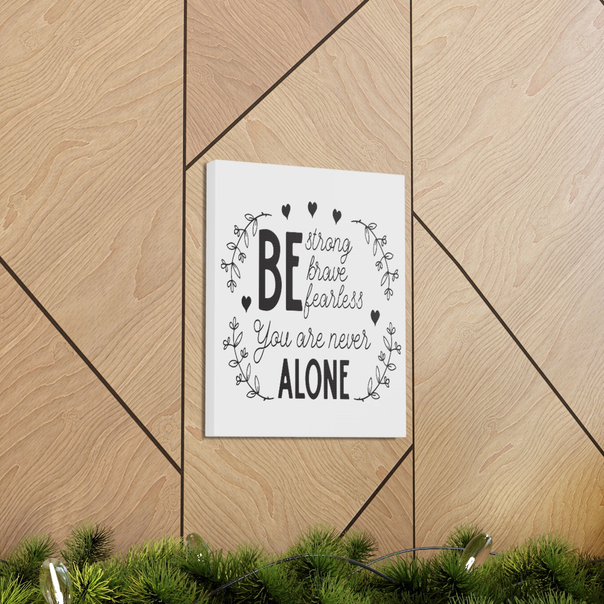 Scripture Walls Be Strong Brave Joshua 1:9 Christian Wall Art Print Ready to Hang Unframed-Express Your Love Gifts