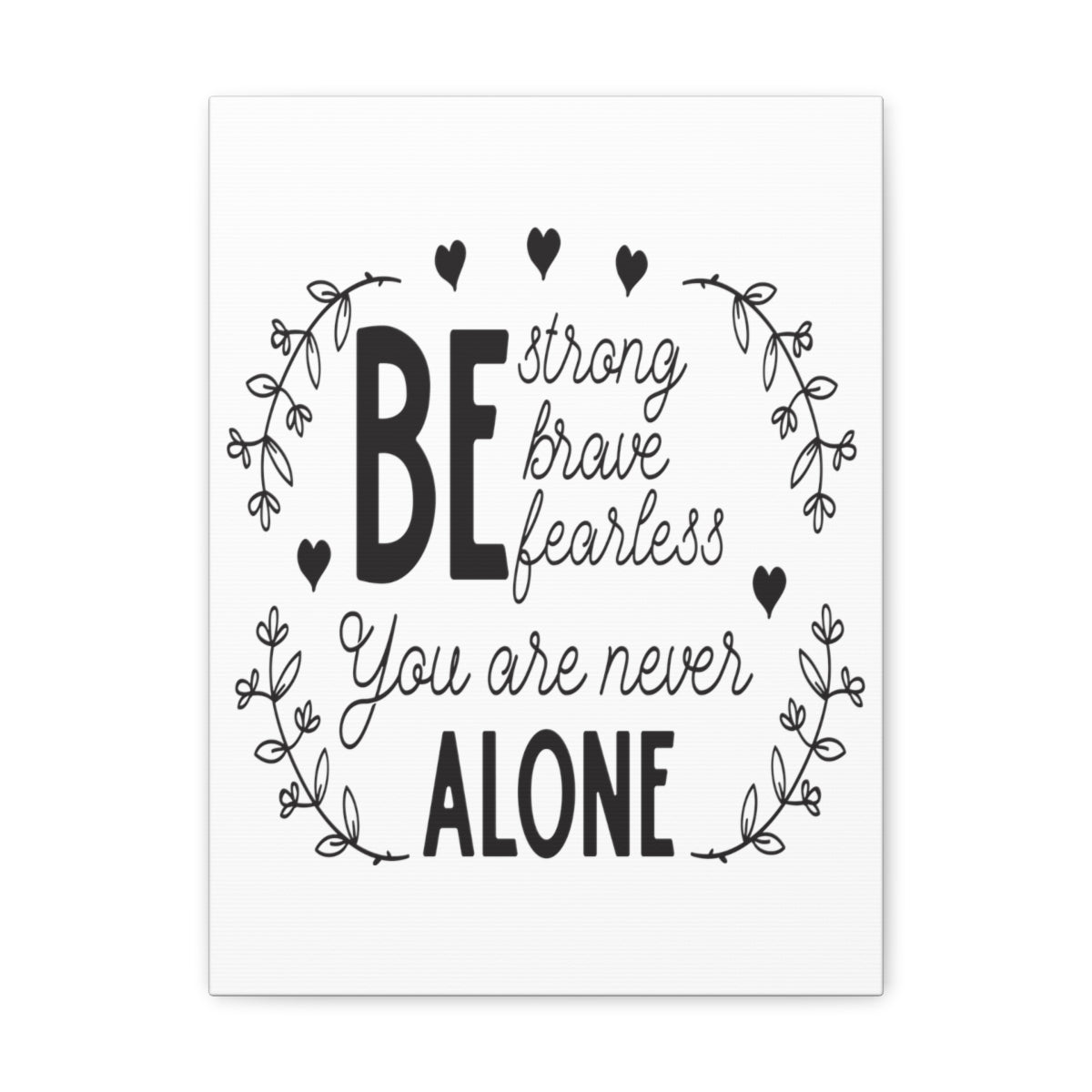 Scripture Walls Be Strong Brave Joshua 1:9 Christian Wall Art Print Ready to Hang Unframed-Express Your Love Gifts