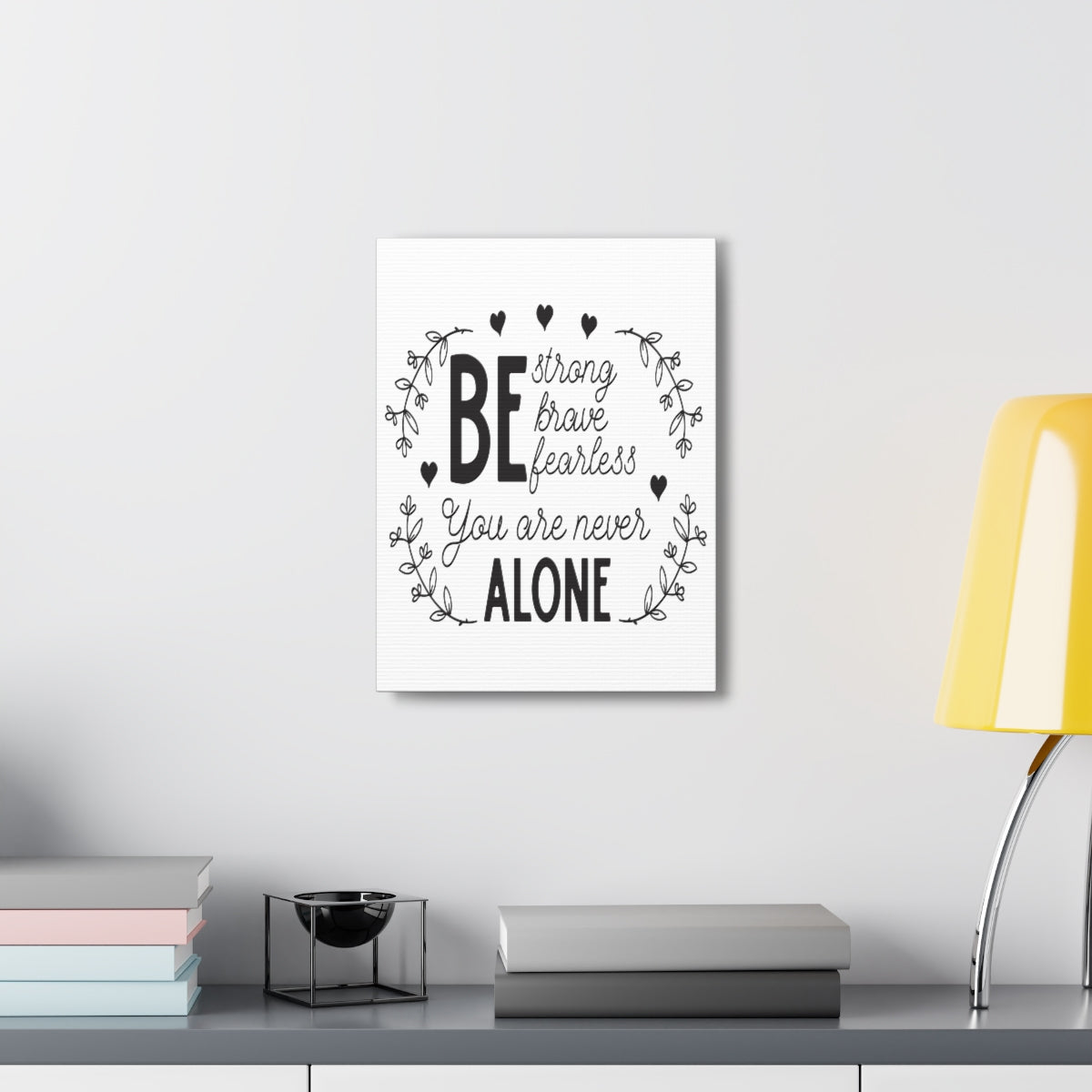 Scripture Walls Be Strong Brave Joshua 1:9 Christian Wall Art Print Ready to Hang Unframed-Express Your Love Gifts