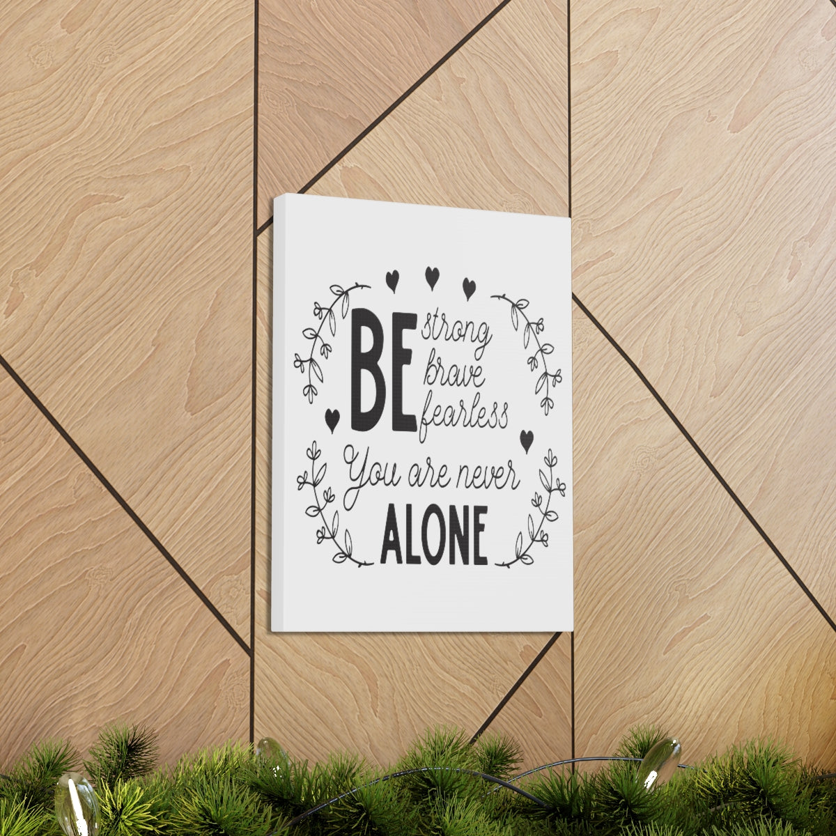 Scripture Walls Be Strong Brave Joshua 1:9 Christian Wall Art Print Ready to Hang Unframed-Express Your Love Gifts