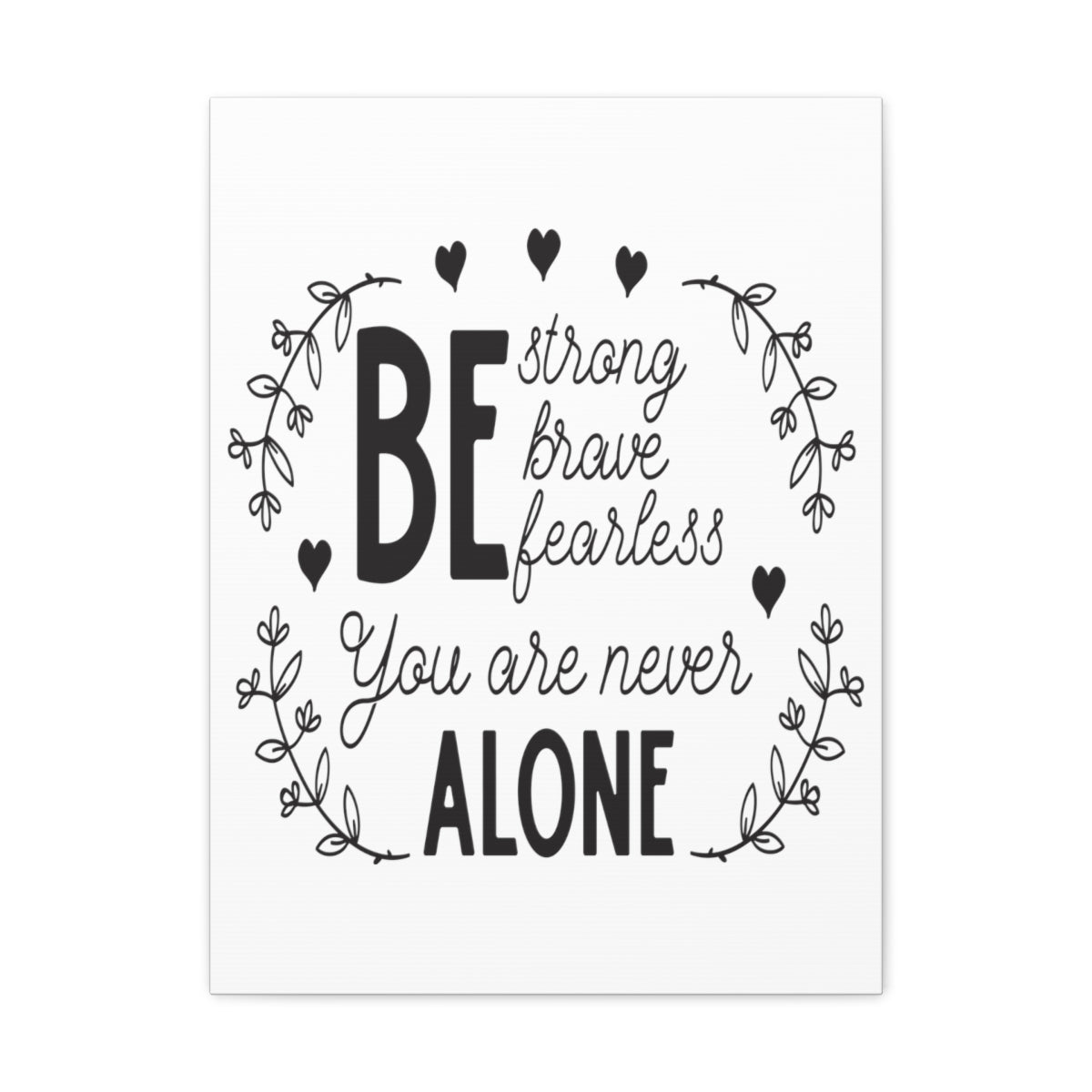 Scripture Walls Be Strong Brave Joshua 1:9 Christian Wall Art Print Ready to Hang Unframed-Express Your Love Gifts