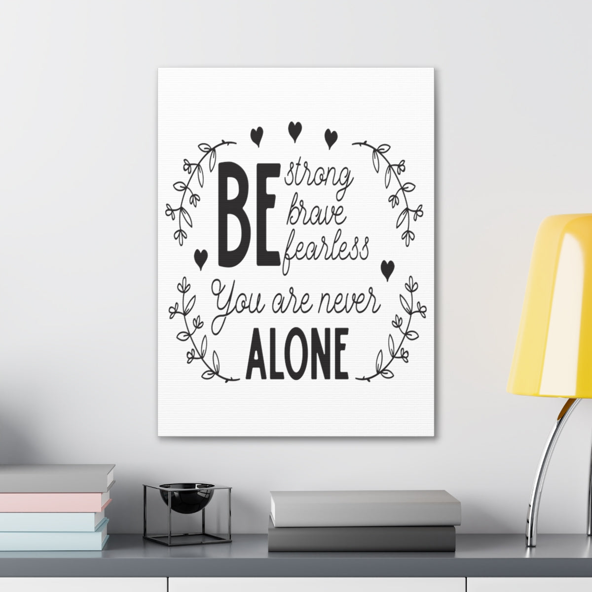 Scripture Walls Be Strong Brave Joshua 1:9 Christian Wall Art Print Ready to Hang Unframed-Express Your Love Gifts