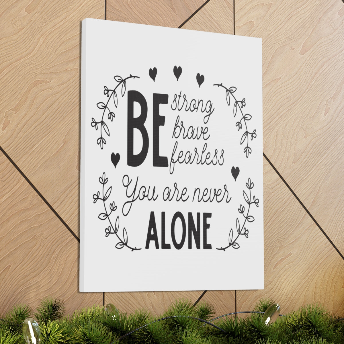 Scripture Walls Be Strong Brave Joshua 1:9 Christian Wall Art Print Ready to Hang Unframed-Express Your Love Gifts