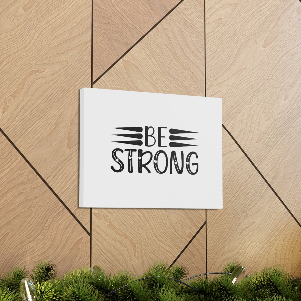 Scripture Walls Be Strong Christian Romans 8:26 Wall Art Bible Verse Print Ready to Hang Unframed-Express Your Love Gifts