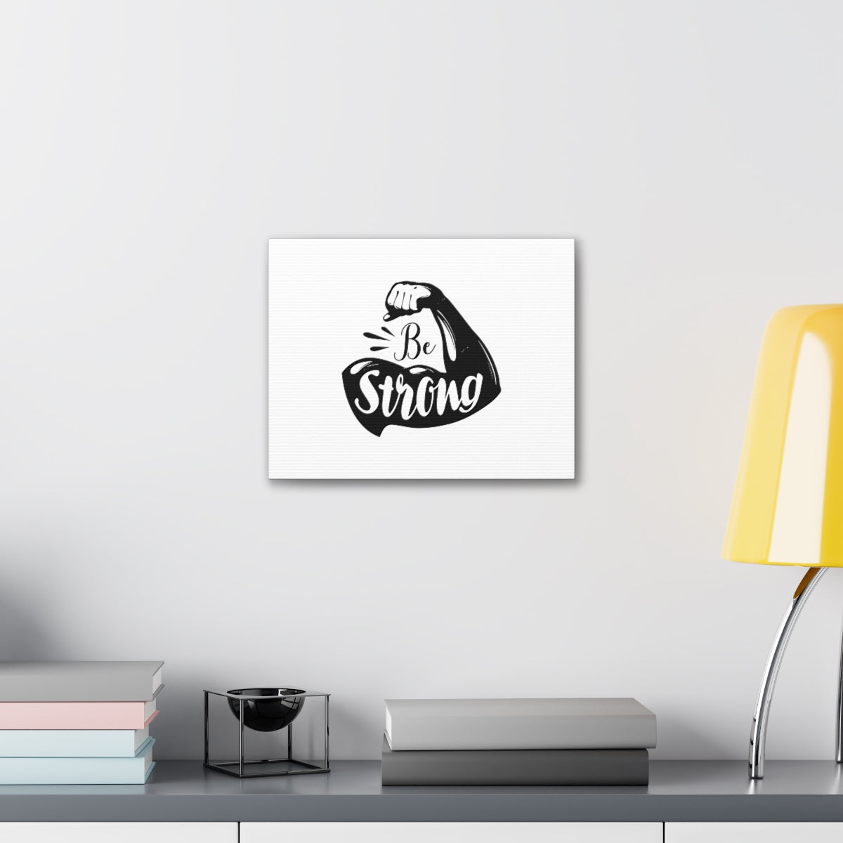 Scripture Walls Be Strong Exodus 15:2 Christian Wall Art Bible Verse Print Ready to Hang Unframed-Express Your Love Gifts