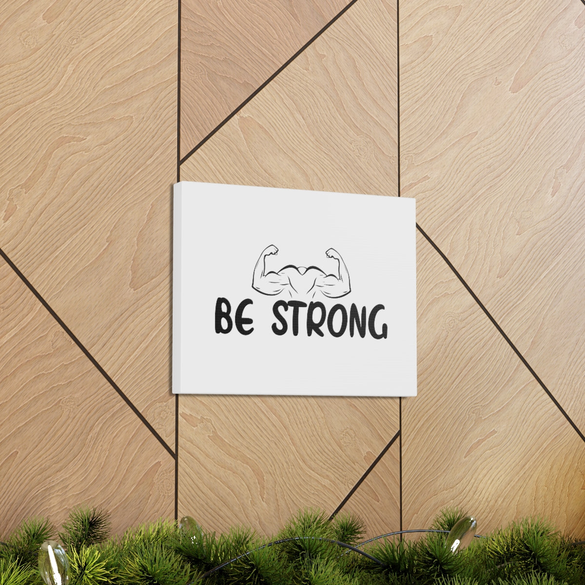 Scripture Walls Be Strong Isaiah 40:29-31 Wall Art Print Ready to Hang Unframed-Express Your Love Gifts