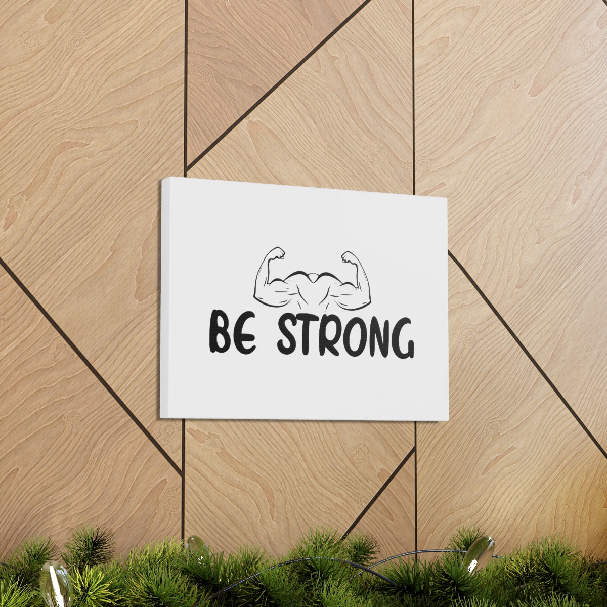 Scripture Walls Be Strong Isaiah 40:29-31 Wall Art Print Ready to Hang Unframed-Express Your Love Gifts