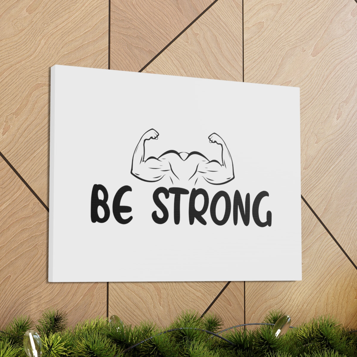 Scripture Walls Be Strong Isaiah 40:29-31 Wall Art Print Ready to Hang Unframed-Express Your Love Gifts