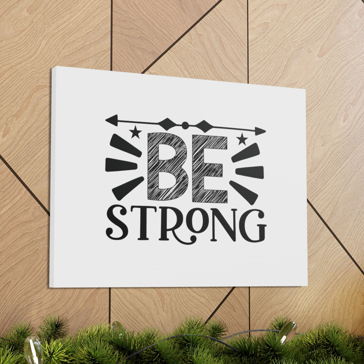 Scripture Walls Be Strong Joshua 1:9 Christian Wall Art Bible Verse Print Ready to Hang Unframed-Express Your Love Gifts