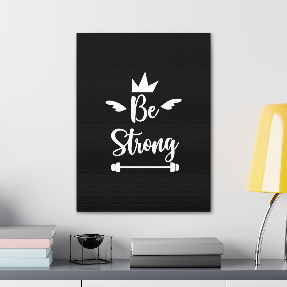 Scripture Walls Be Strong Nehemiah 8:10 Christian Wall Art Bible Verse Print Ready to Hang Unframed-Express Your Love Gifts