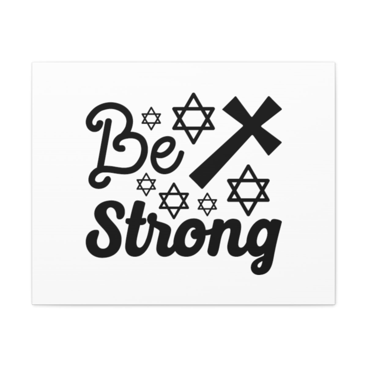 Scripture Walls Be Strong Psalm 119:28 Christian Wall Art Bible Verse Print Ready to Hang Unframed-Express Your Love Gifts