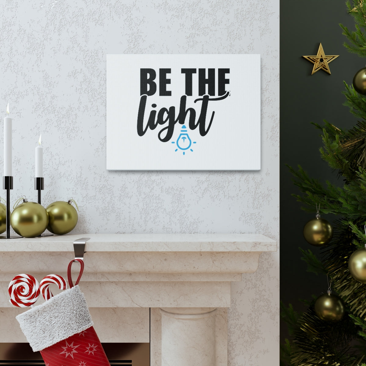 Scripture Walls Be The Light Matthew 5:14 Christian Wall Art Bible Verse Print Ready to Hang Unframed-Express Your Love Gifts