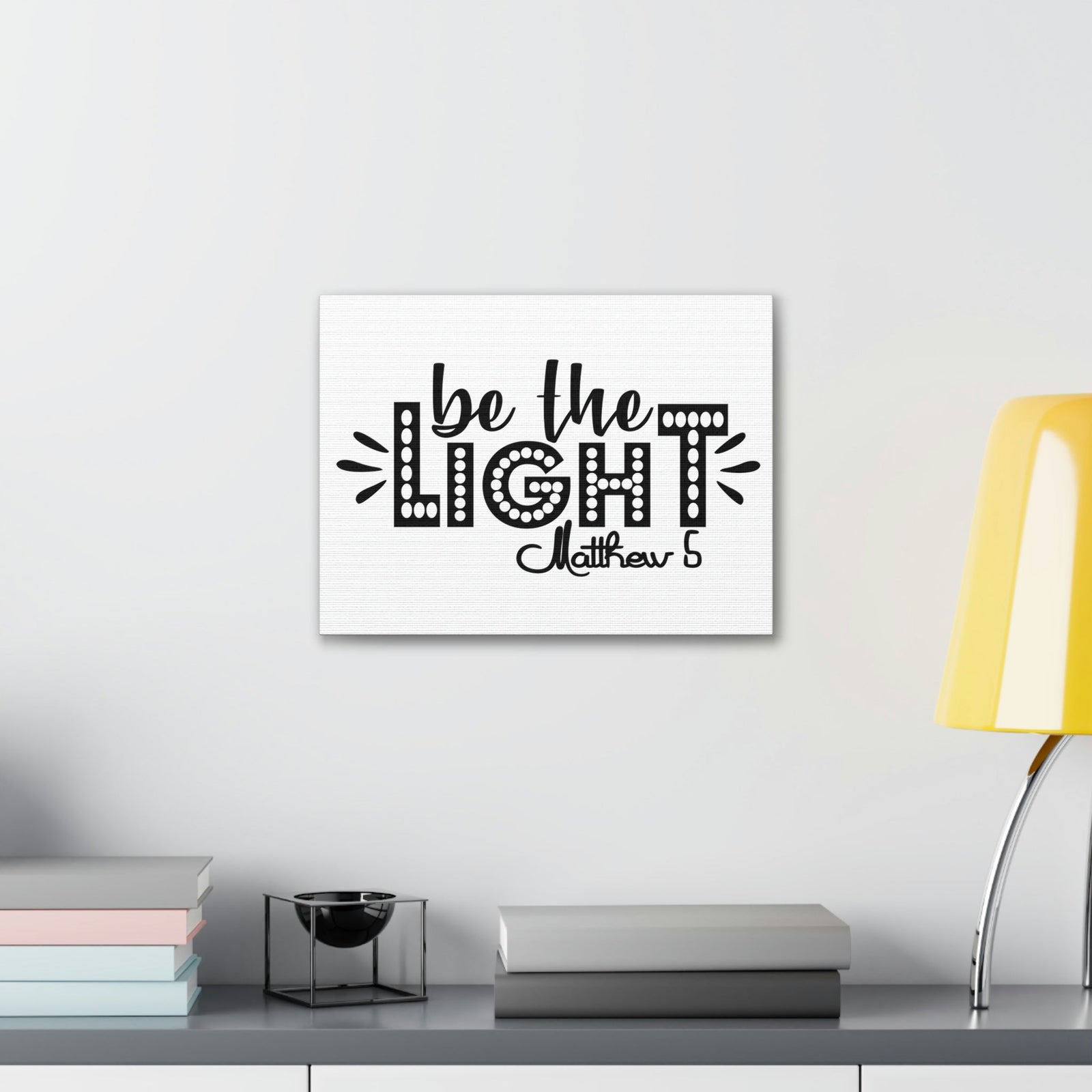 Scripture Walls Be The Light Matthew 5:2 Christian Wall Art Bible Verse Print Ready to Hang Unframed-Express Your Love Gifts