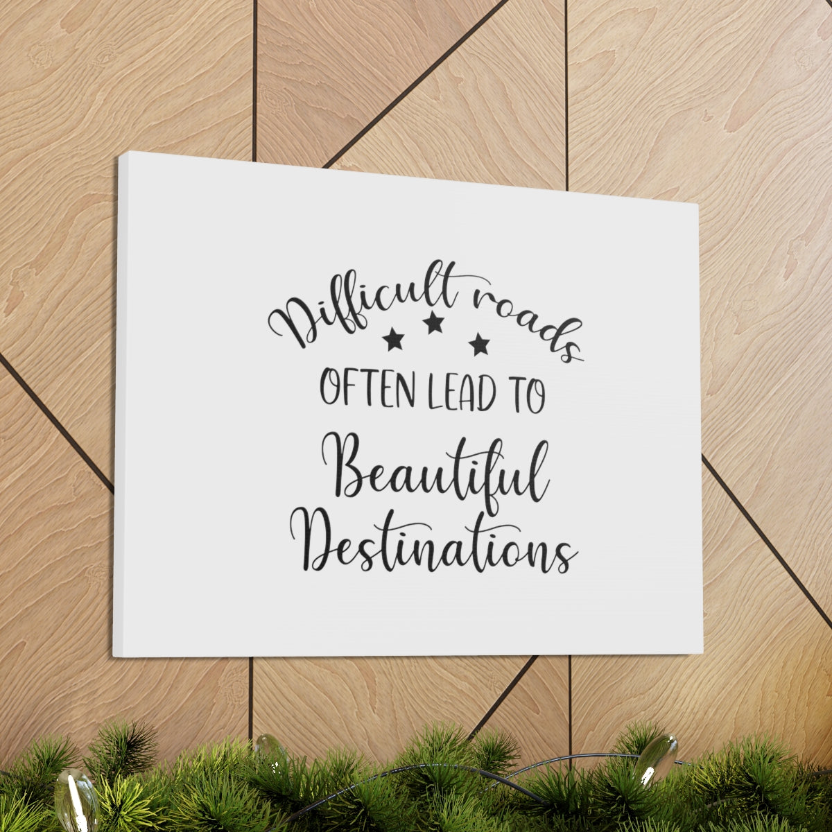 Scripture Walls Beautiful Destinations Matthew 7:14 Christian Wall Art Bible Verse Print Ready to Hang Unframed-Express Your Love Gifts