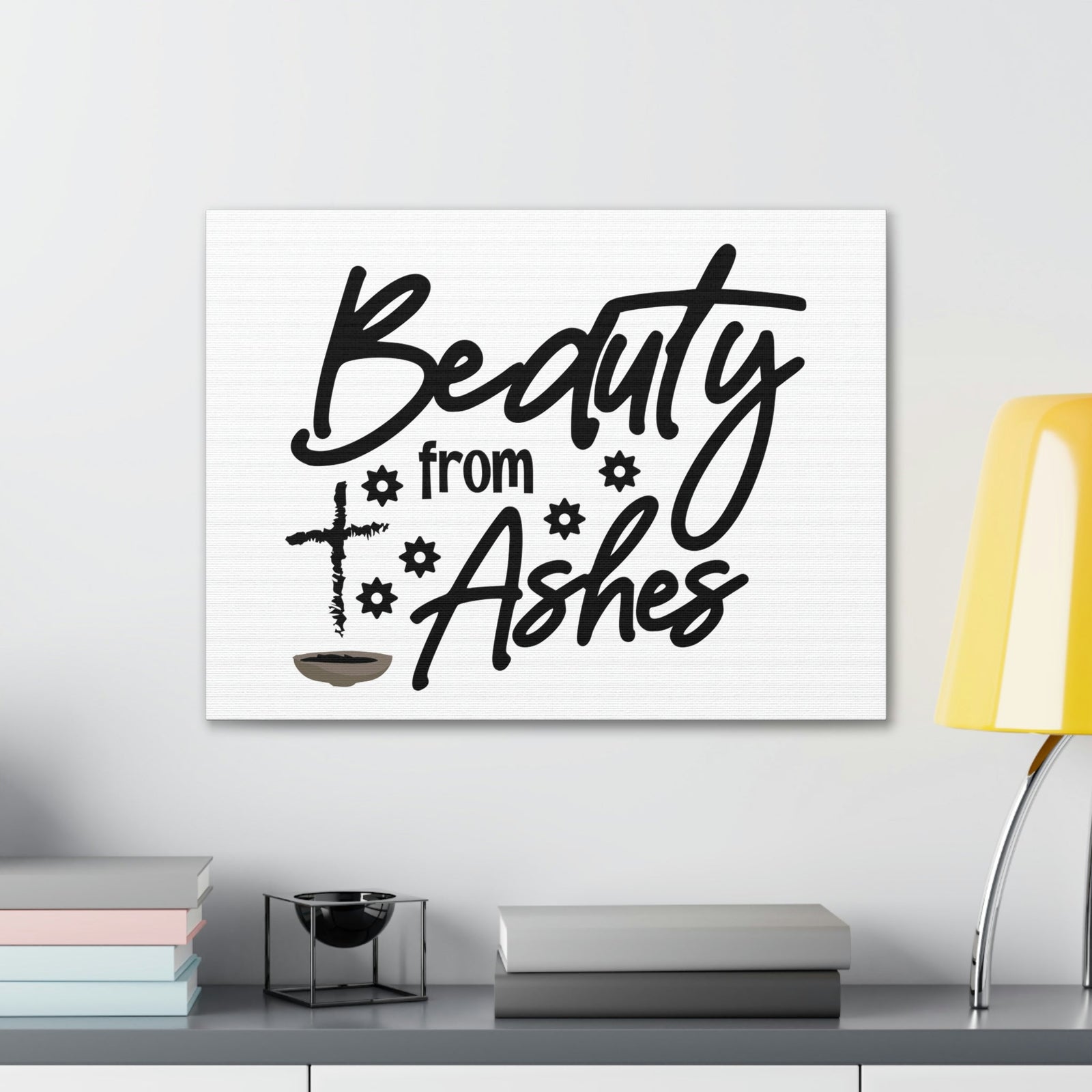 Scripture Walls Beauty From Ashes Genesis 3:19 Christian Wall Art Bible Verse Print Ready to Hang Unframed-Express Your Love Gifts