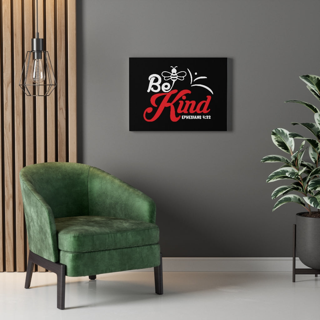 Scripture Walls Bee Kind Ephesians 4:32 Bible Verse Canvas Christian Wall Art Ready to Hang Unframed-Express Your Love Gifts