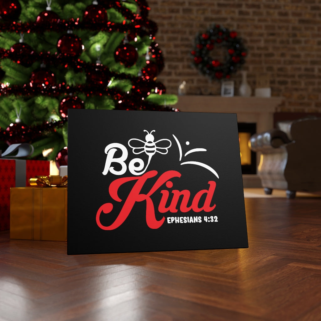 Scripture Walls Bee Kind Ephesians 4:32 Bible Verse Canvas Christian Wall Art Ready to Hang Unframed-Express Your Love Gifts