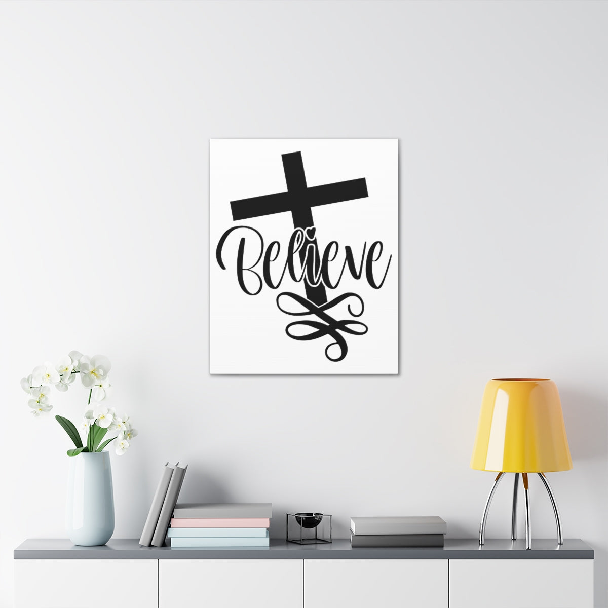 Scripture Walls Believe 1 Thessalonians 2:13 Christian Wall Art Print Ready to Hang Unframed-Express Your Love Gifts