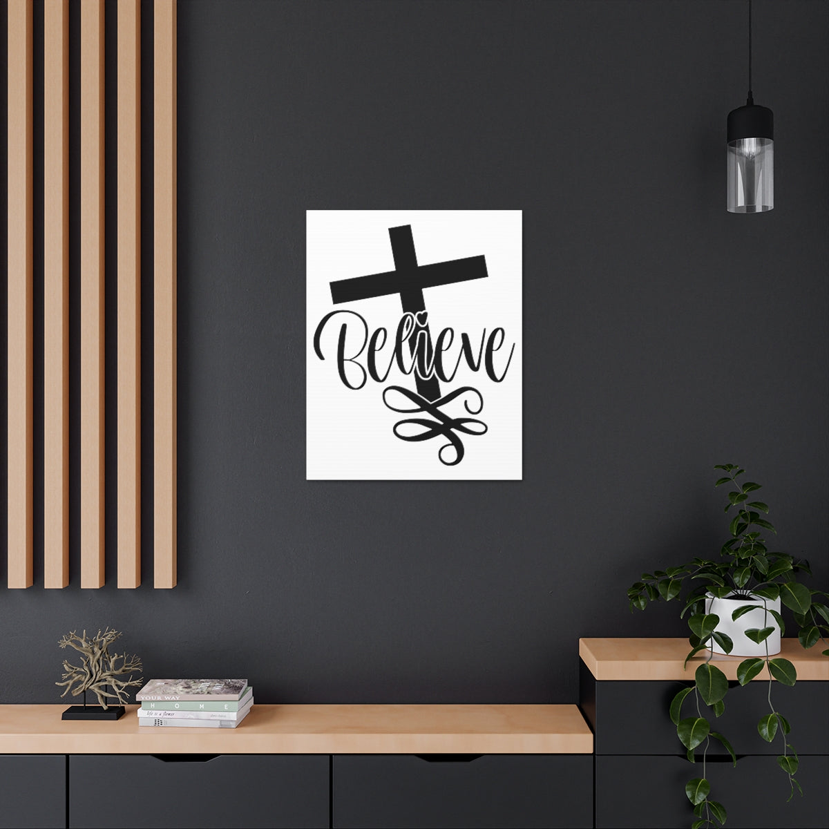 Scripture Walls Believe 1 Thessalonians 2:13 Christian Wall Art Print Ready to Hang Unframed-Express Your Love Gifts