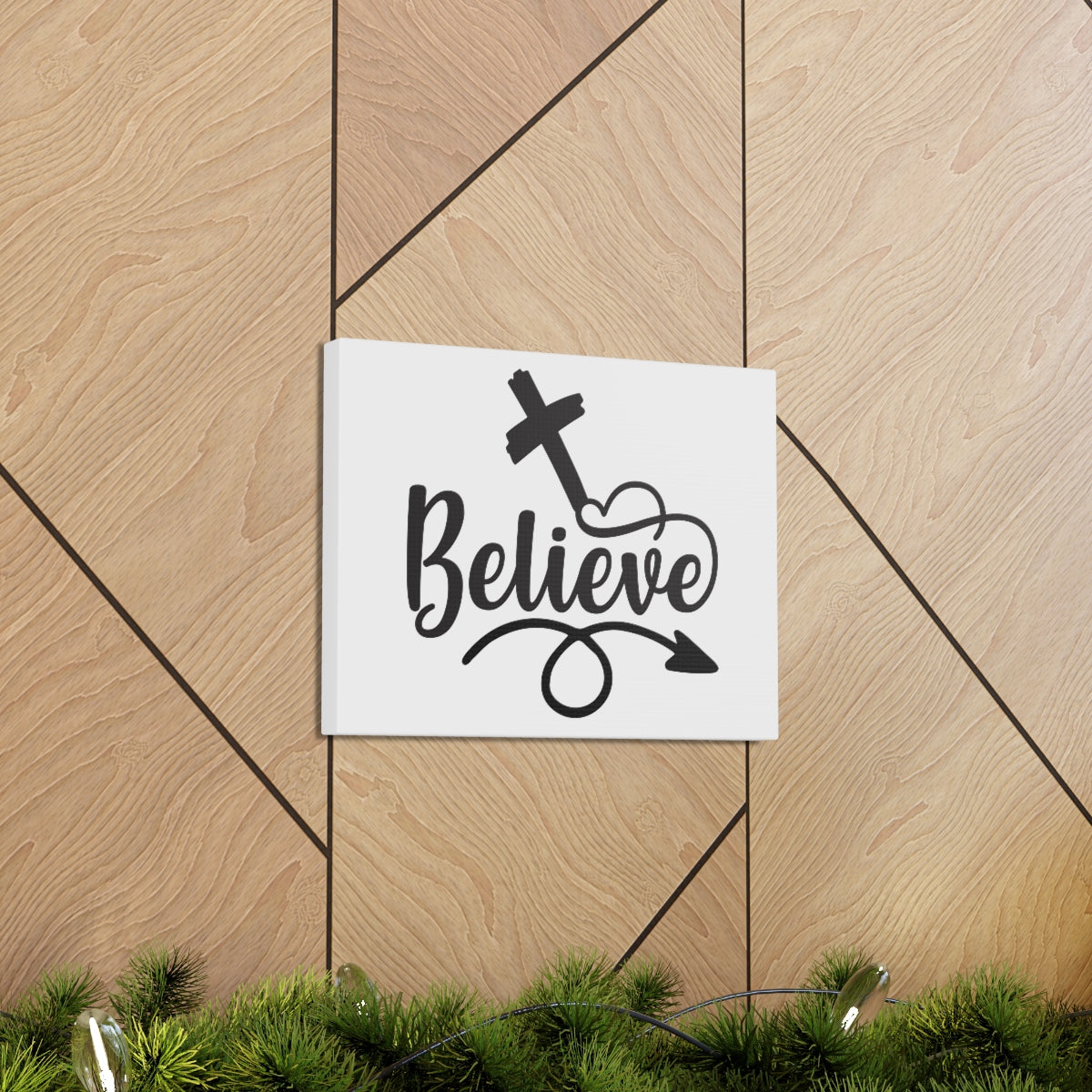 Scripture Walls Believe in Christ Mark 11:24 Christian Wall Art Print Ready to Hang Unframed-Express Your Love Gifts