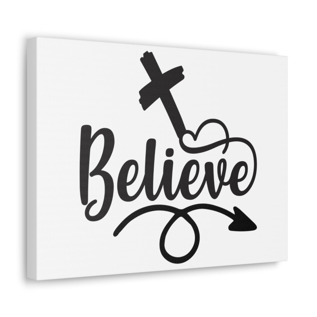 Scripture Walls Believe in Christ Mark 11:24 Christian Wall Art Print Ready to Hang Unframed-Express Your Love Gifts