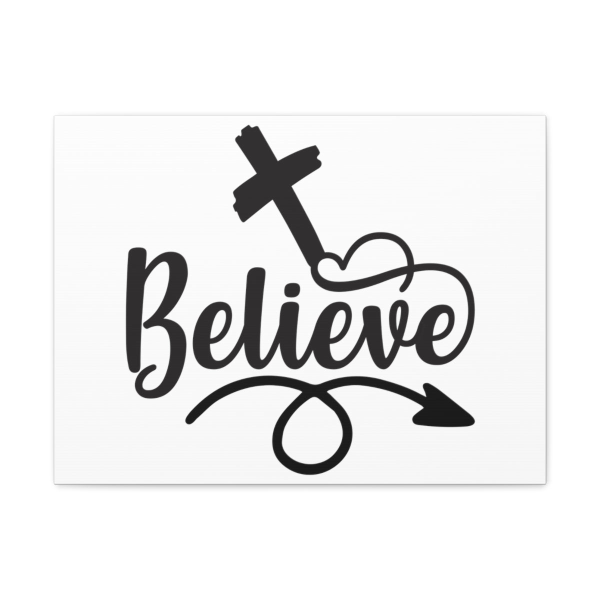 Scripture Walls Believe in Christ Mark 11:24 Christian Wall Art Print Ready to Hang Unframed-Express Your Love Gifts