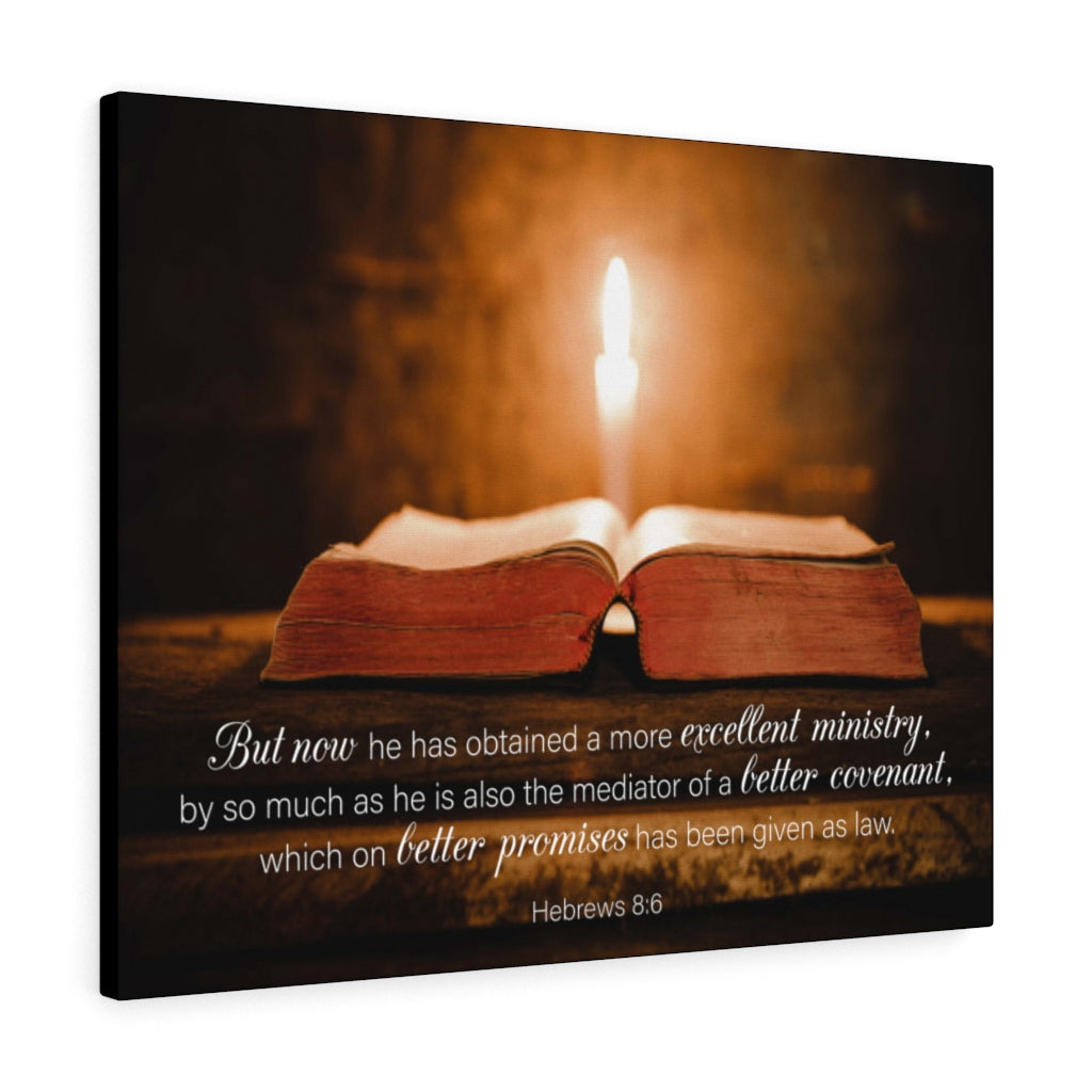 Scripture Walls Better Promises Hebrews 8:6 Wall Art Christian Home Decor Unframed-Express Your Love Gifts