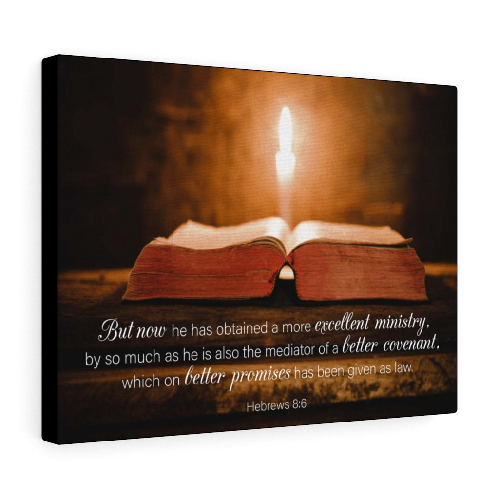 Scripture Walls Better Promises Hebrews 8:6 Wall Art Christian Home Decor Unframed-Express Your Love Gifts