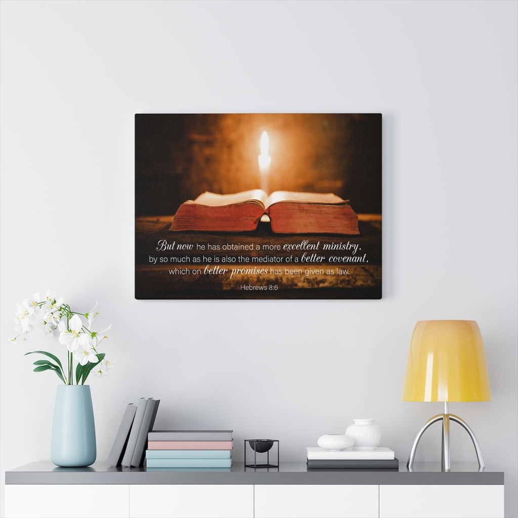 Scripture Walls Better Promises Hebrews 8:6 Wall Art Christian Home Decor Unframed-Express Your Love Gifts