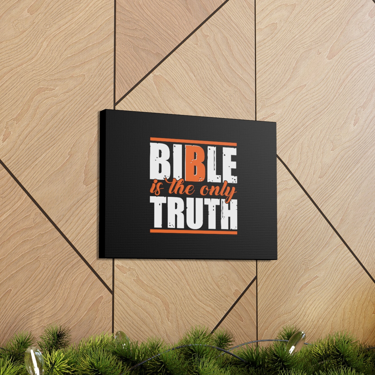 Scripture Walls Bible Is The Only Truth John 17:17 Christian Wall Art Bible Verse Print Ready to Hang Unframed-Express Your Love Gifts