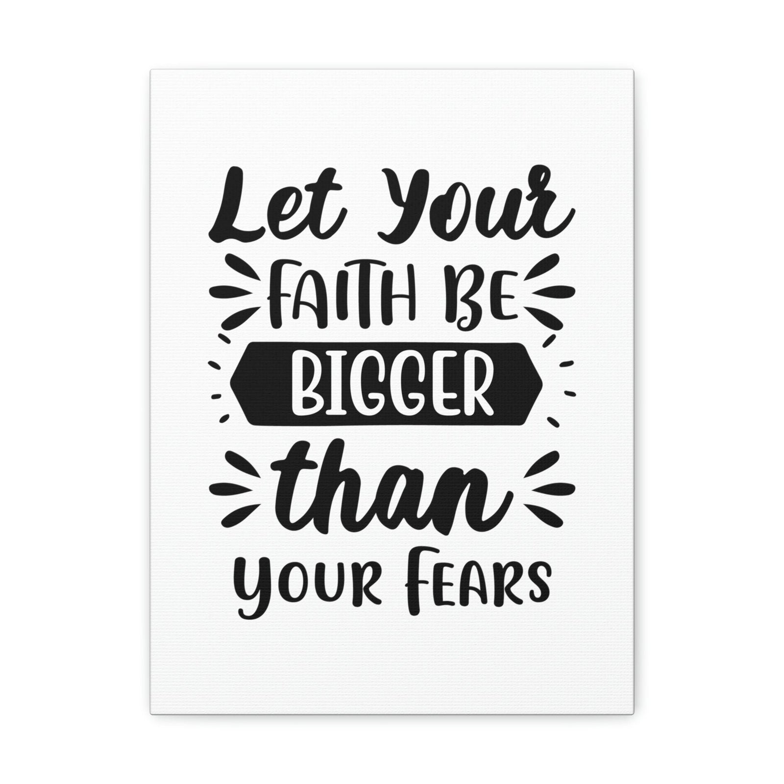 Scripture Walls Bigger Than Your Fears Romans 8:38 Christian Wall Art Print Ready to Hang Unframed-Express Your Love Gifts