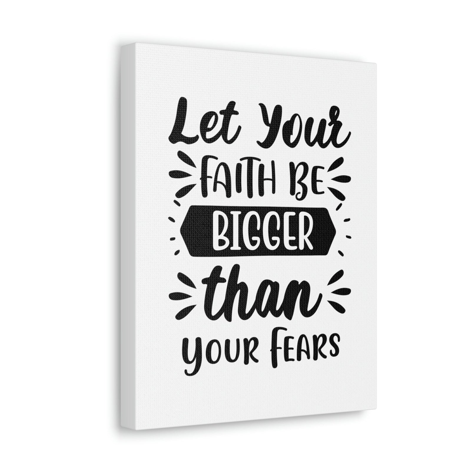Scripture Walls Bigger Than Your Fears Romans 8:38 Christian Wall Art Print Ready to Hang Unframed-Express Your Love Gifts