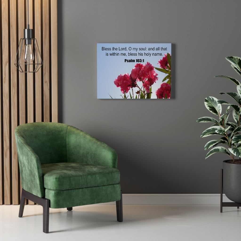 Scripture Walls Bless The Lord Psalm 103:1 Christian Wall Art Print Ready to Hang Unframed-Express Your Love Gifts