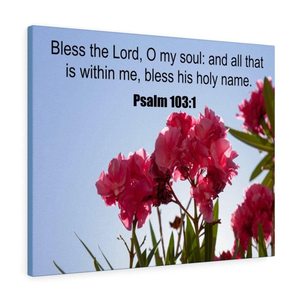 Scripture Walls Bless The Lord Psalm 103:1 Christian Wall Art Print Ready to Hang Unframed-Express Your Love Gifts