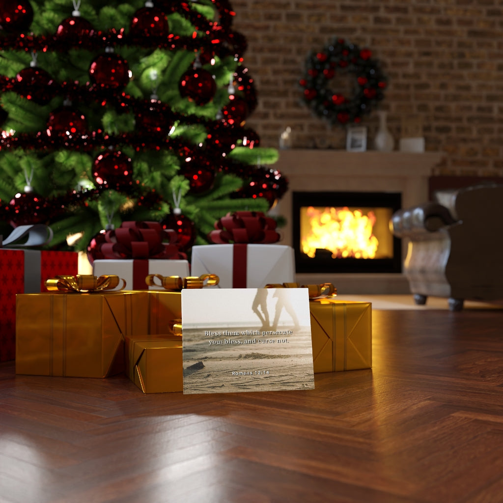 Scripture Walls Bless Them Romans 12:14 Bible Verse Canvas Christian Wall Art Ready to Hang Unframed-Express Your Love Gifts