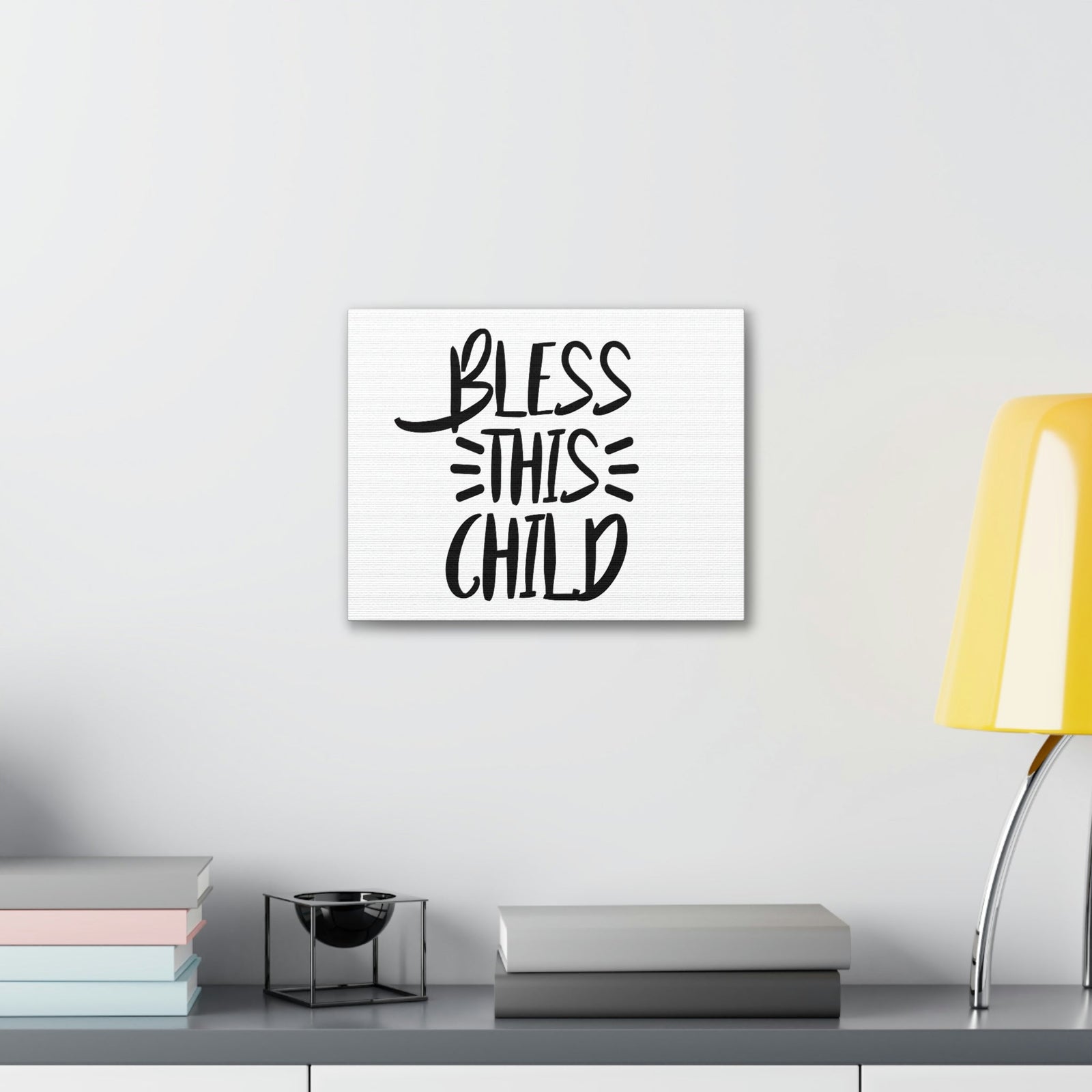Scripture Walls Bless This Child Deuteronomy 7:13 Christian Wall Art Print Ready to Hang Unframed-Express Your Love Gifts