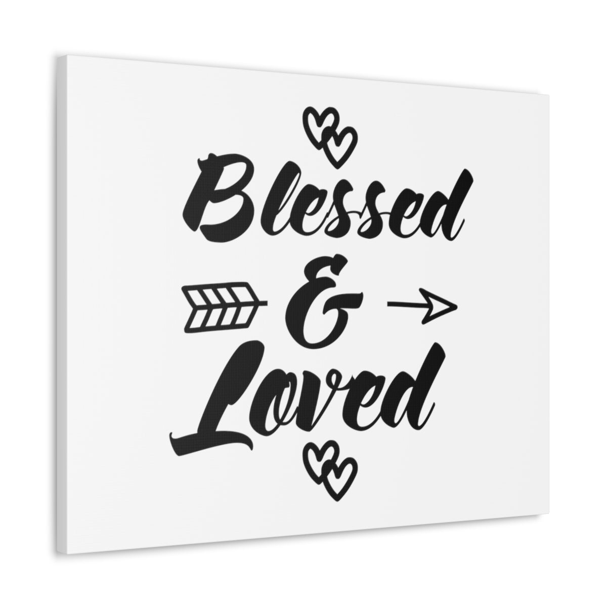 Scripture Walls Blessed & Loved Job 5:17 Christian Wall Art Print Ready to Hang Unframed-Express Your Love Gifts
