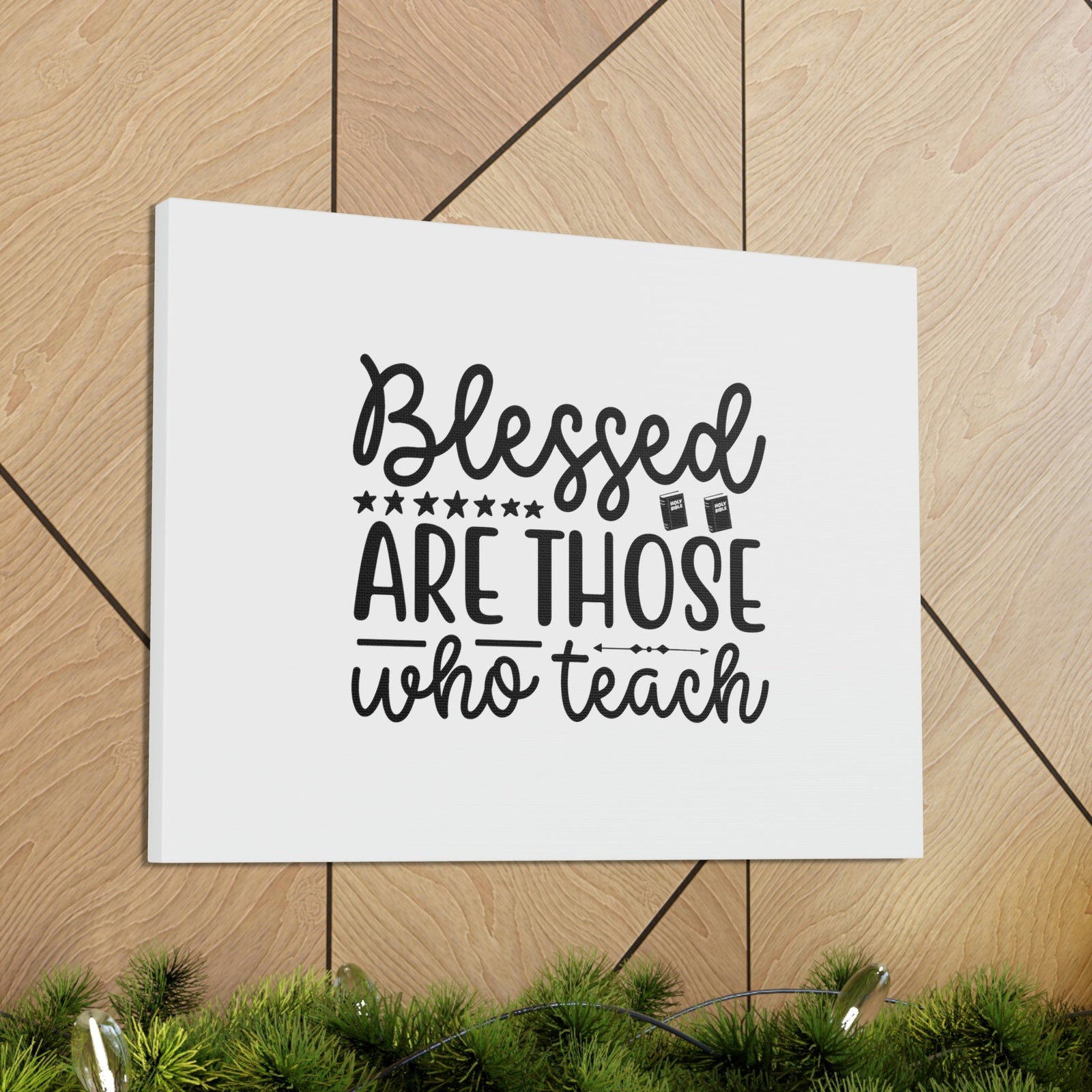 Scripture Walls Blessed Are Those Who Teach Proverbs 22:6 Christian Wall Art Bible Verse Print Ready to Hang Unframed-Express Your Love Gifts