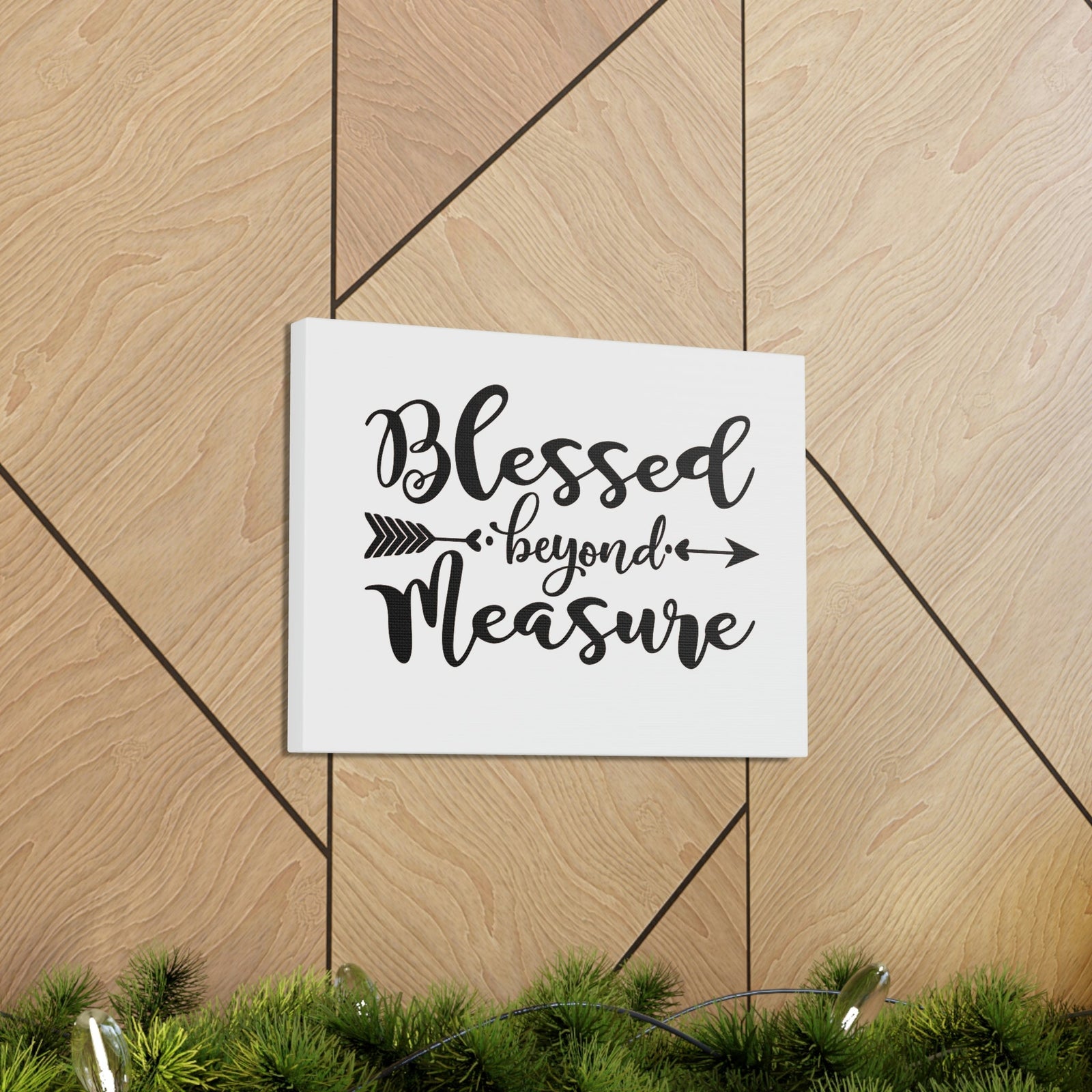 Scripture Walls Blessed Beyond Measure Ephesians 3:20 Christian Wall Art Print Ready to Hang Unframed-Express Your Love Gifts
