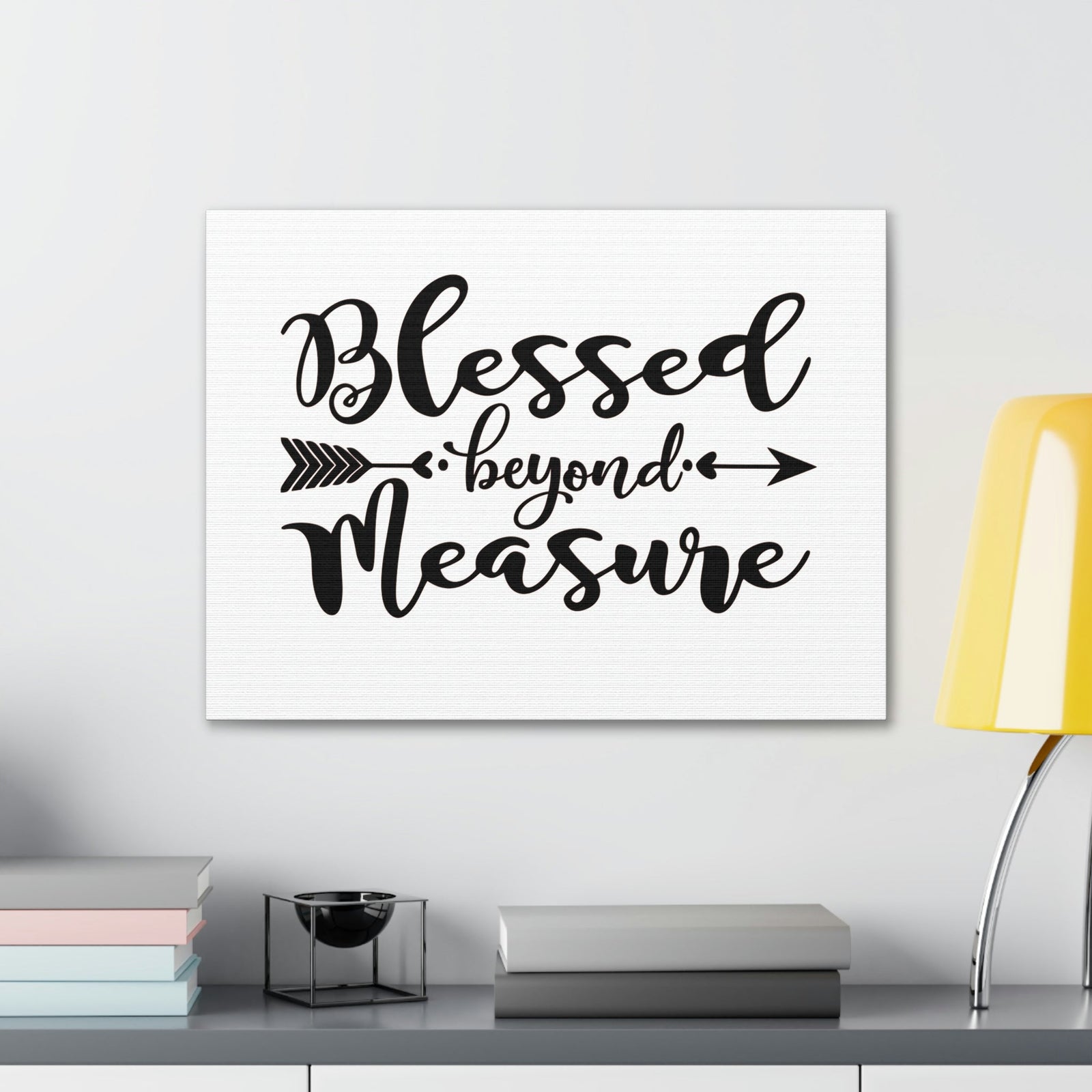 Scripture Walls Blessed Beyond Measure Ephesians 3:20 Christian Wall Art Print Ready to Hang Unframed-Express Your Love Gifts