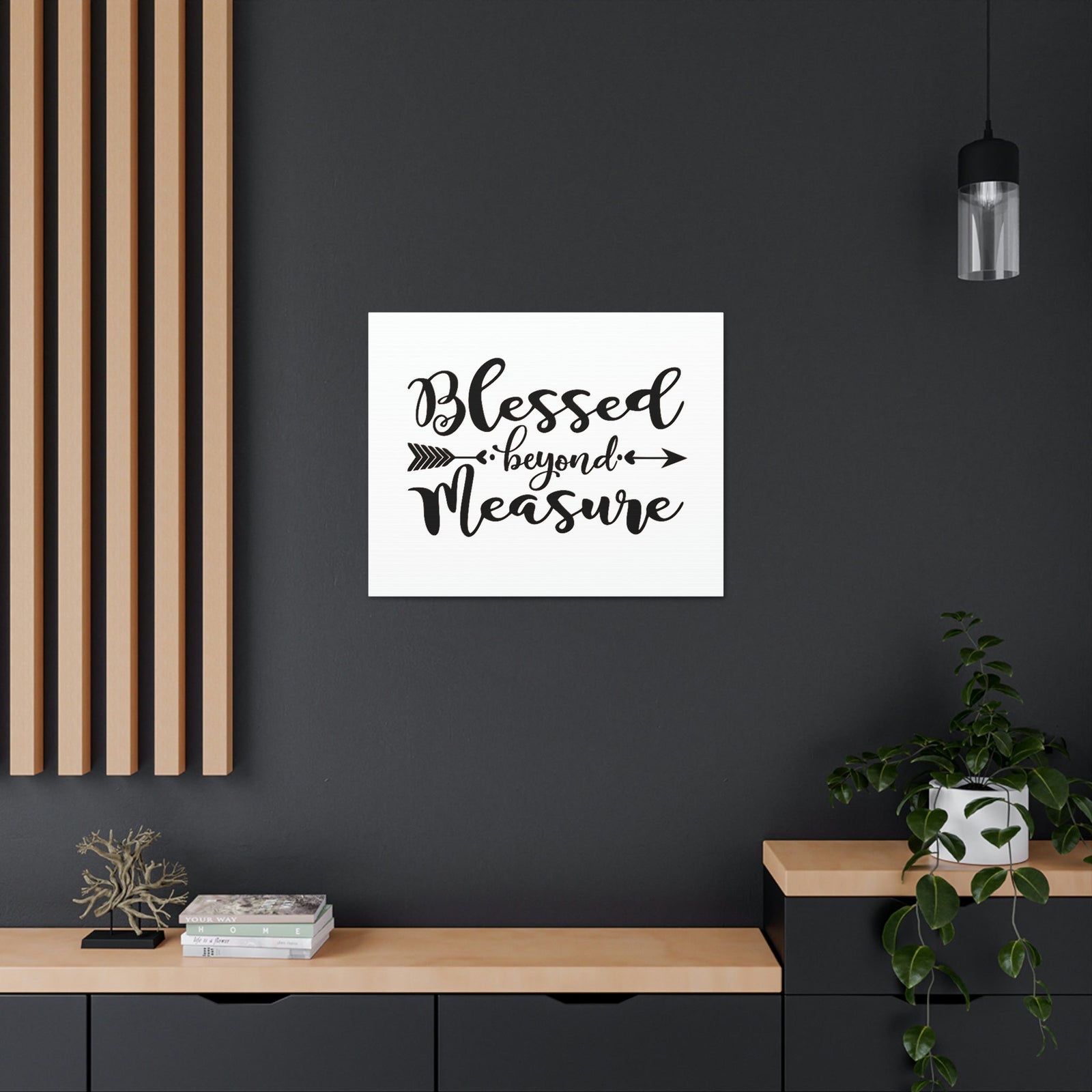 Scripture Walls Blessed Beyond Measure Ephesians 3:20 Christian Wall Art Print Ready to Hang Unframed-Express Your Love Gifts