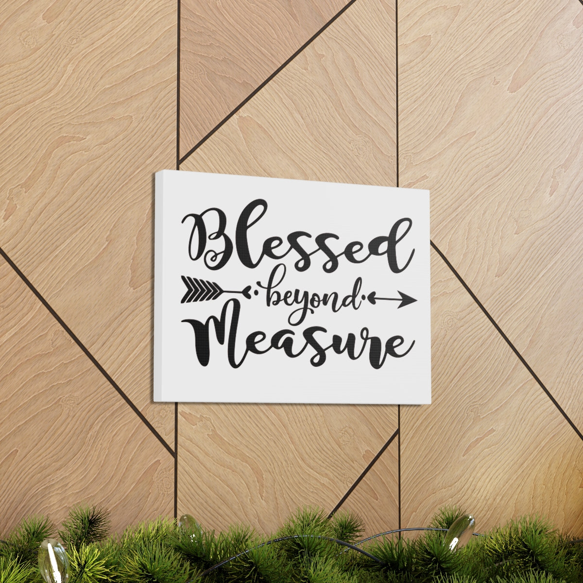 Scripture Walls Blessed Beyond Measure Psalm 31:19 Christian Wall Art Print Ready to Hang Unframed-Express Your Love Gifts