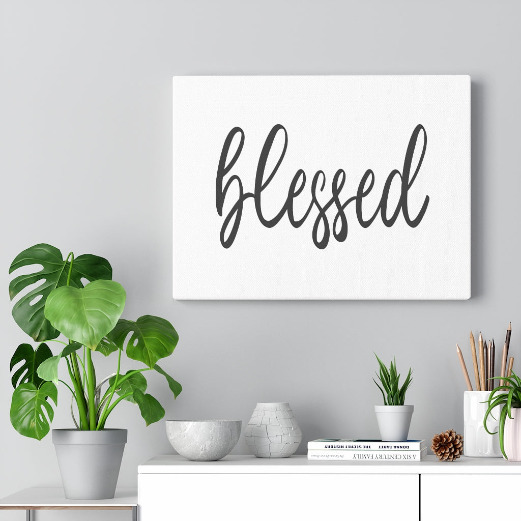 Scripture Walls Blessed Bible Verse Canvas Christian Wall Art Ready to Hang Unframed-Express Your Love Gifts