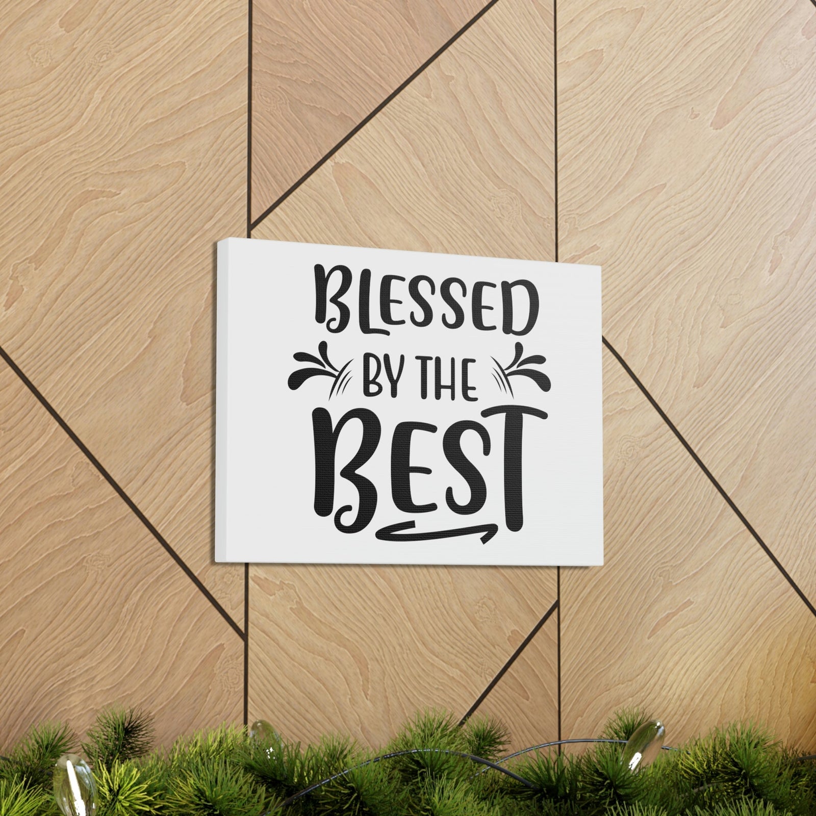 Scripture Walls Blessed By The Best Psalm 106:1 Christian Wall Art Print Ready to Hang Unframed-Express Your Love Gifts