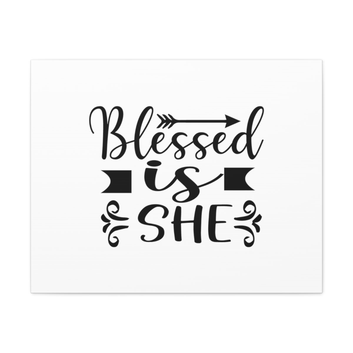 Scripture Walls Blessed Is She John 1:16 Christian Wall Art Bible Verse Print Ready to Hang Unframed-Express Your Love Gifts