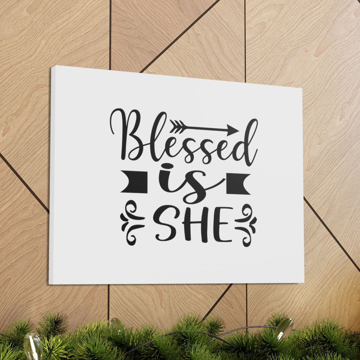 Scripture Walls Blessed Is She John 1:16 Christian Wall Art Bible Verse Print Ready to Hang Unframed-Express Your Love Gifts