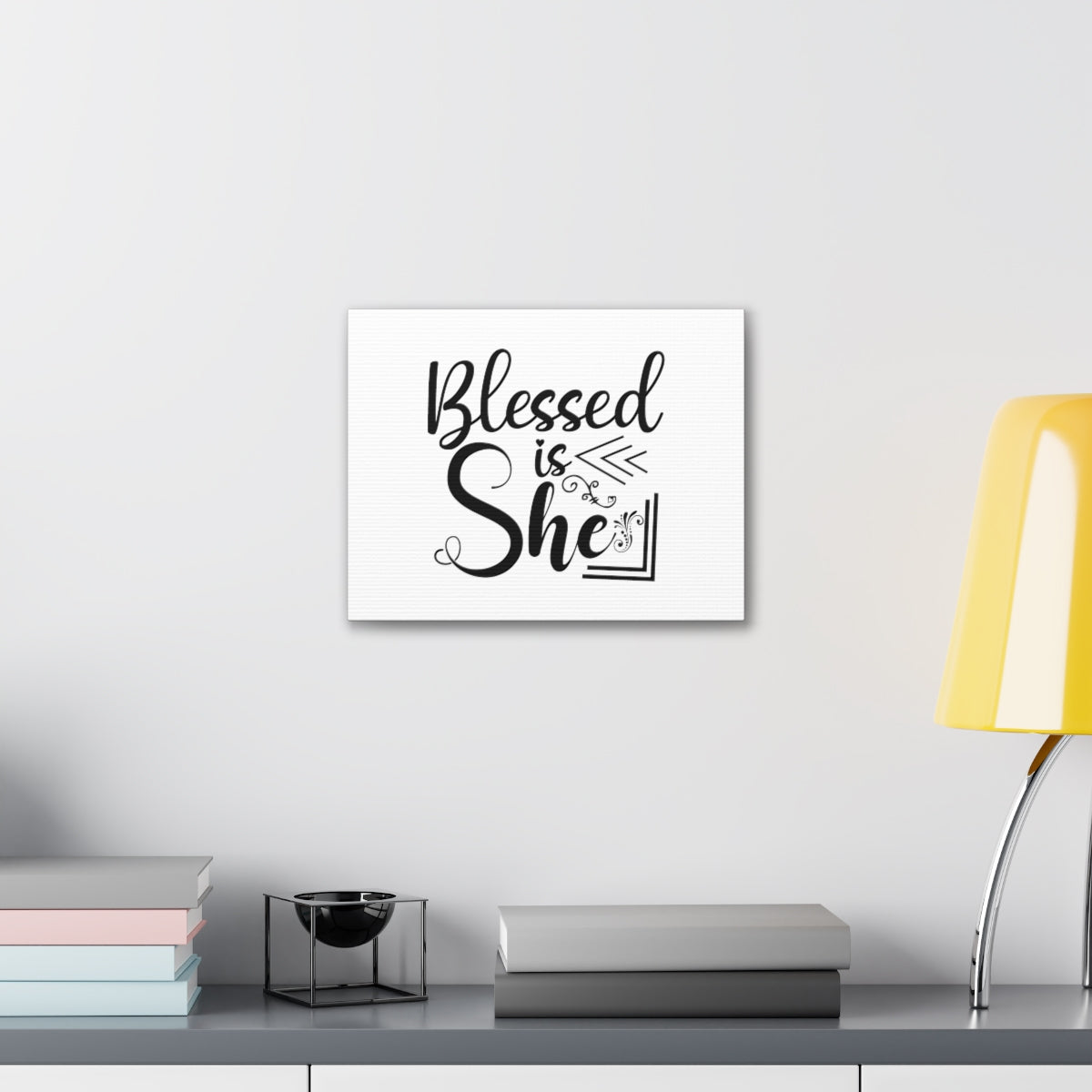 Scripture Walls Blessed Is She Nehemiah 9:5b Christian Wall Art Bible Verse Print Ready to Hang Unframed-Express Your Love Gifts