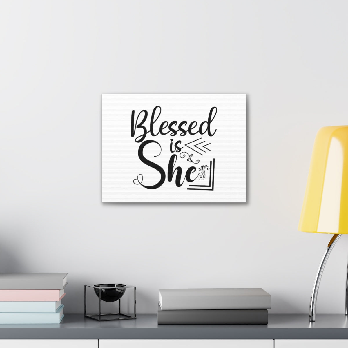 Scripture Walls Blessed Is She Nehemiah 9:5b Christian Wall Art Bible Verse Print Ready to Hang Unframed-Express Your Love Gifts
