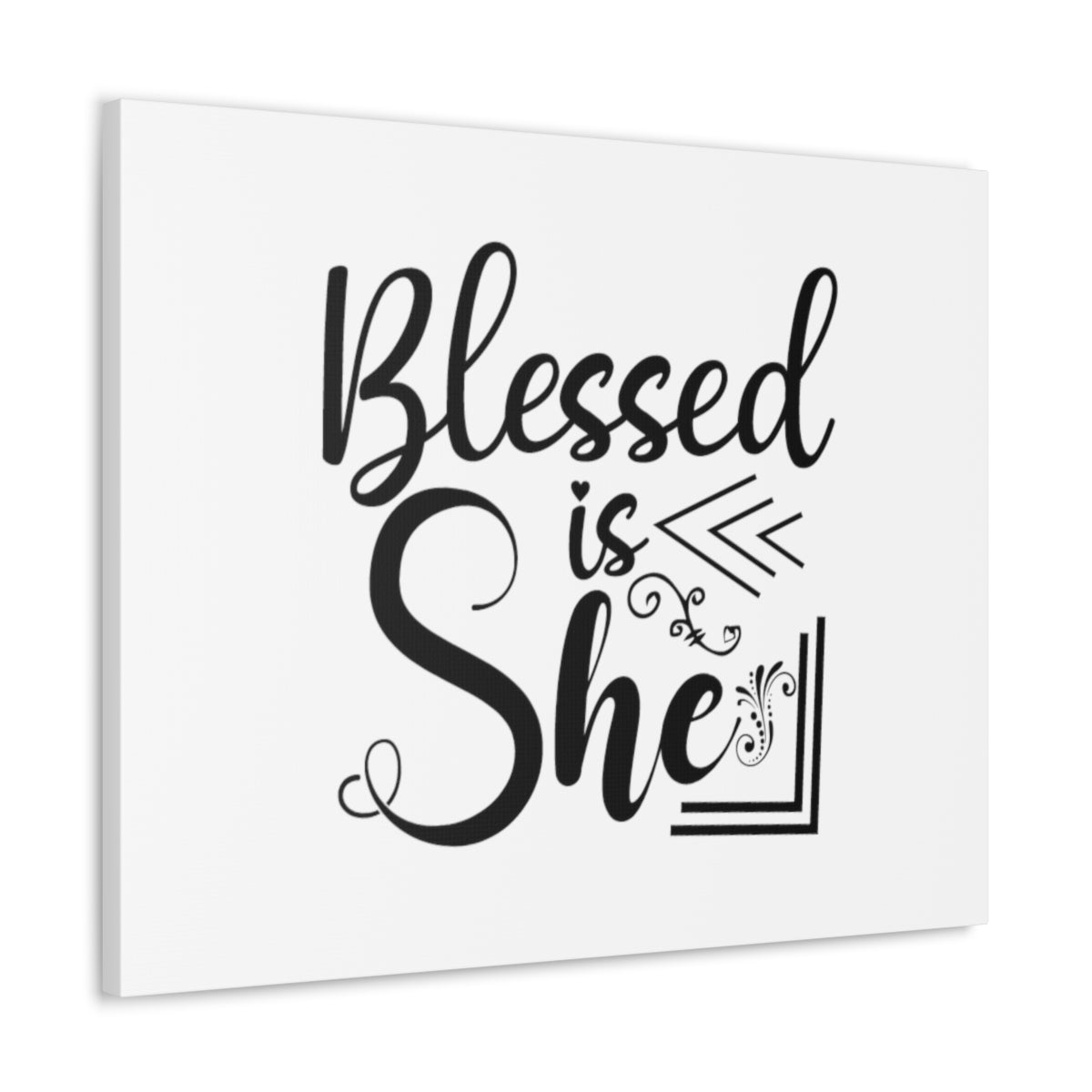Scripture Walls Blessed Is She Nehemiah 9:5b Christian Wall Art Bible Verse Print Ready to Hang Unframed-Express Your Love Gifts