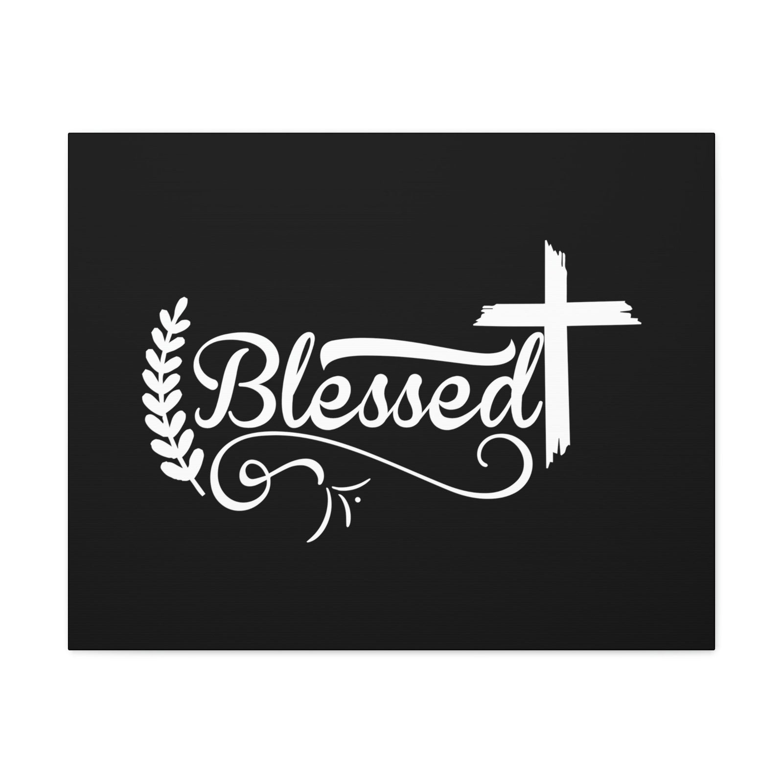 Scripture Walls Blessed Jeremiah 17:7 Laurel Black Christian Wall Art Bible Verse Print Ready to Hang Unframed-Express Your Love Gifts